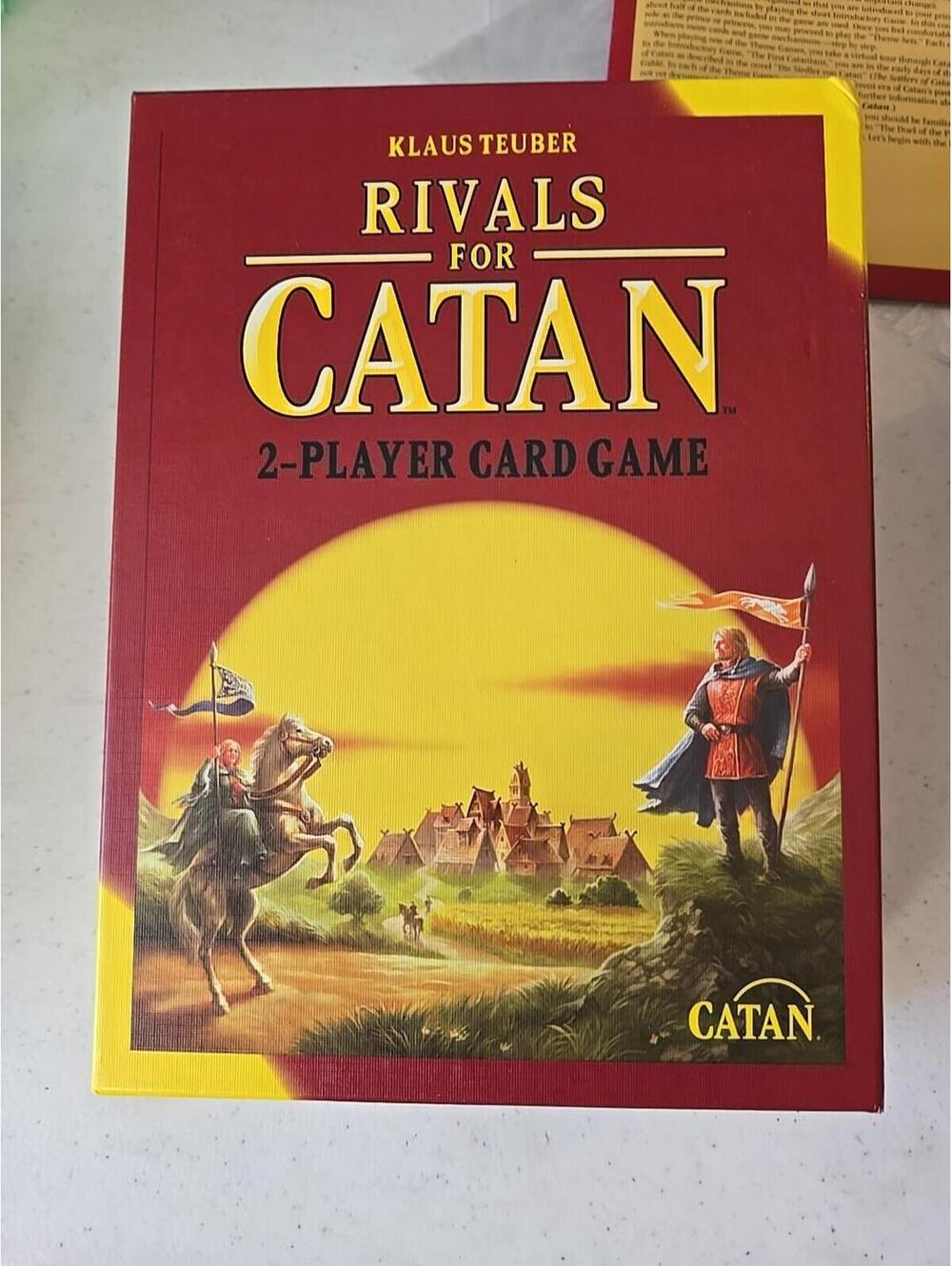 Rivals For Catan Klaus Teuber Board Card Game New In Box 2 players